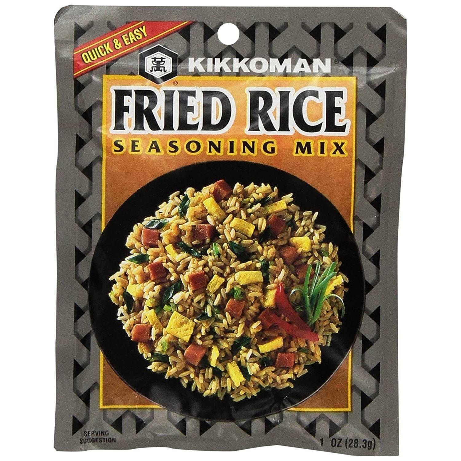 Kikkoman Authentic Fried Rice Seasoning Mix - 4 Pack of 1 oz Packets - Kikkoman