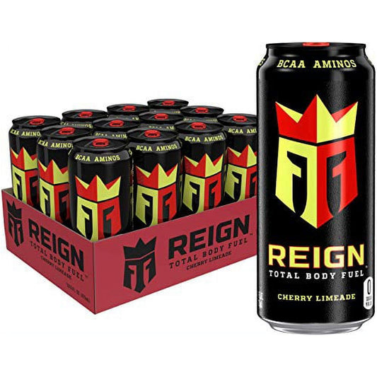 Reign Total Body Fuel Cherry Limeade Performance Drink - 12 Pack of 16 Fl Oz Cans