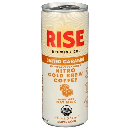 Rise Brewing Co Coffee Nitro Salted Caramel 7 fl oz - 12 Pack