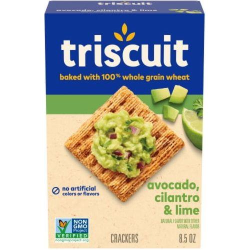 Triscuit Whole Grain Wheat Crackers with Avocado, Cilantro & Lime – 2 Pack (8.5 oz each) - Triscuit