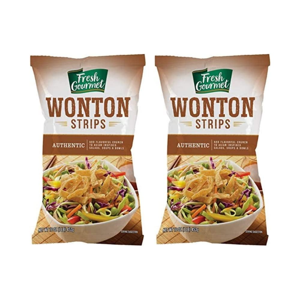 Crispy Wonton Strips & Salad Crunch Toppers, 16 oz (2-Pack)