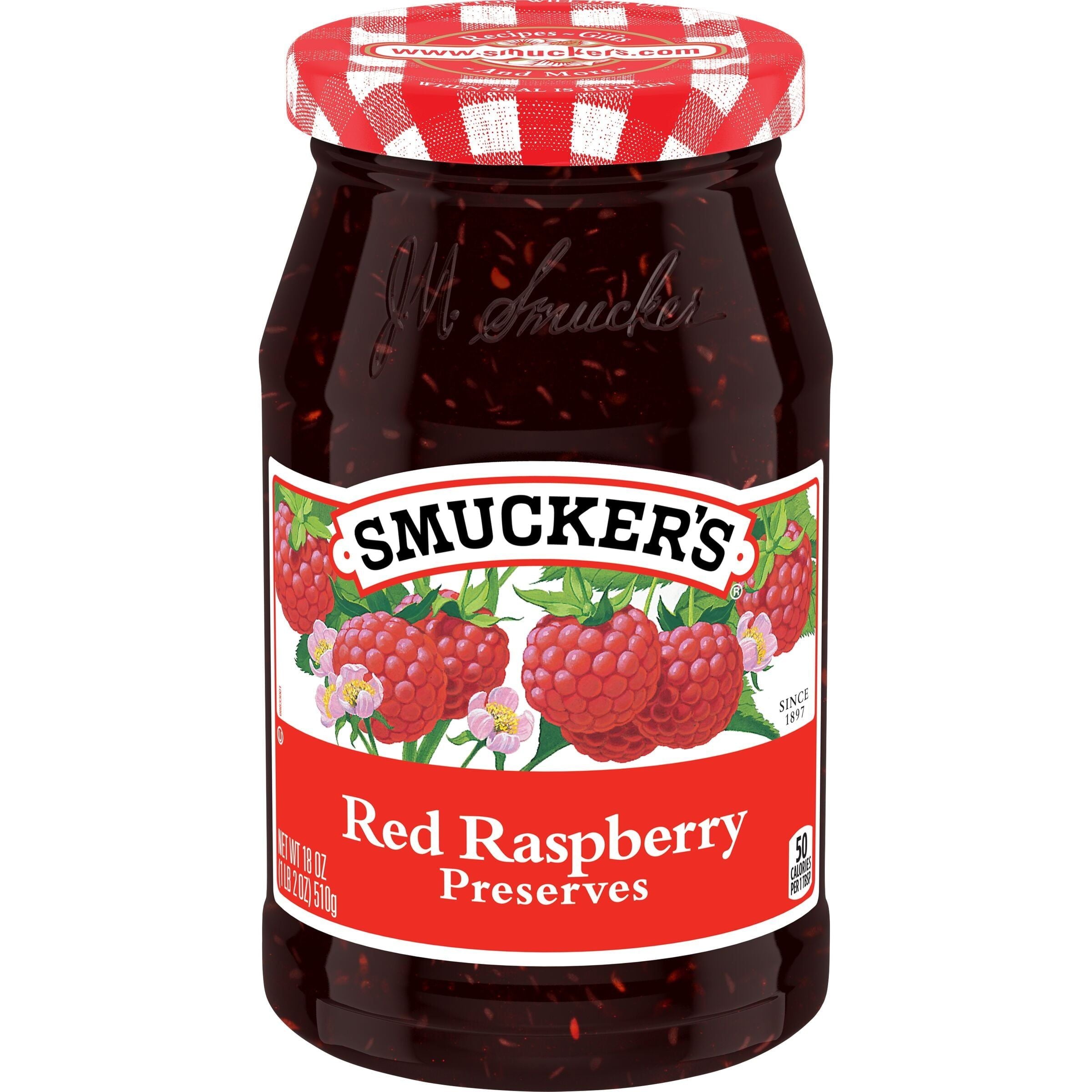 Smucker's Premium Red Raspberry Jam, 18 Ounces - Smuckers