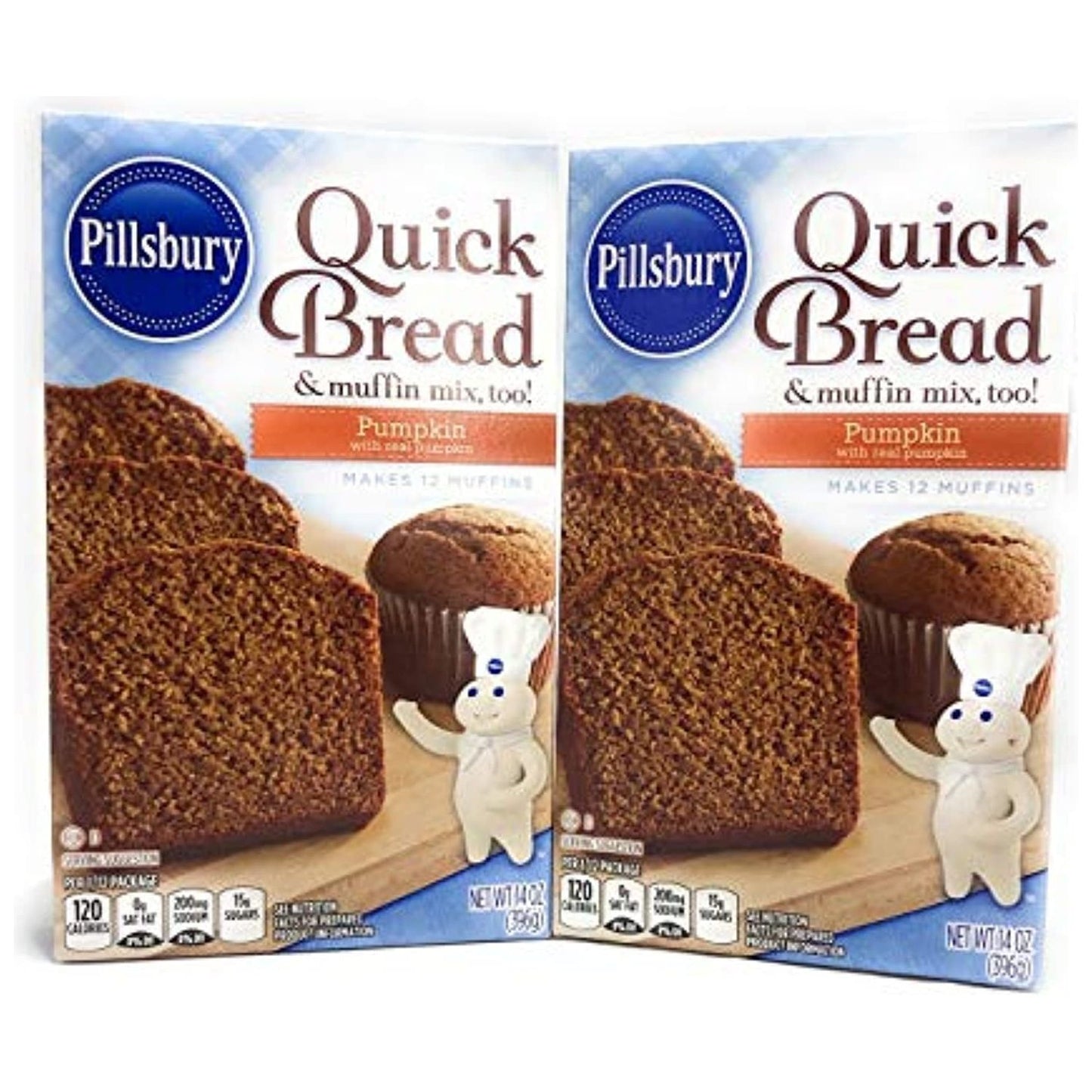 Pillsbury Pumpkin Spice Quick Bread & Muffin Mix - 14 oz Box - 3 Pack