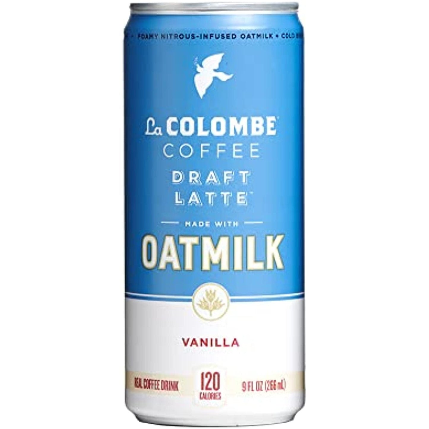 La Colombe Oatmilk Coffee Draft Latte, Vanilla, 9 Fl Oz (Pack Of 16)