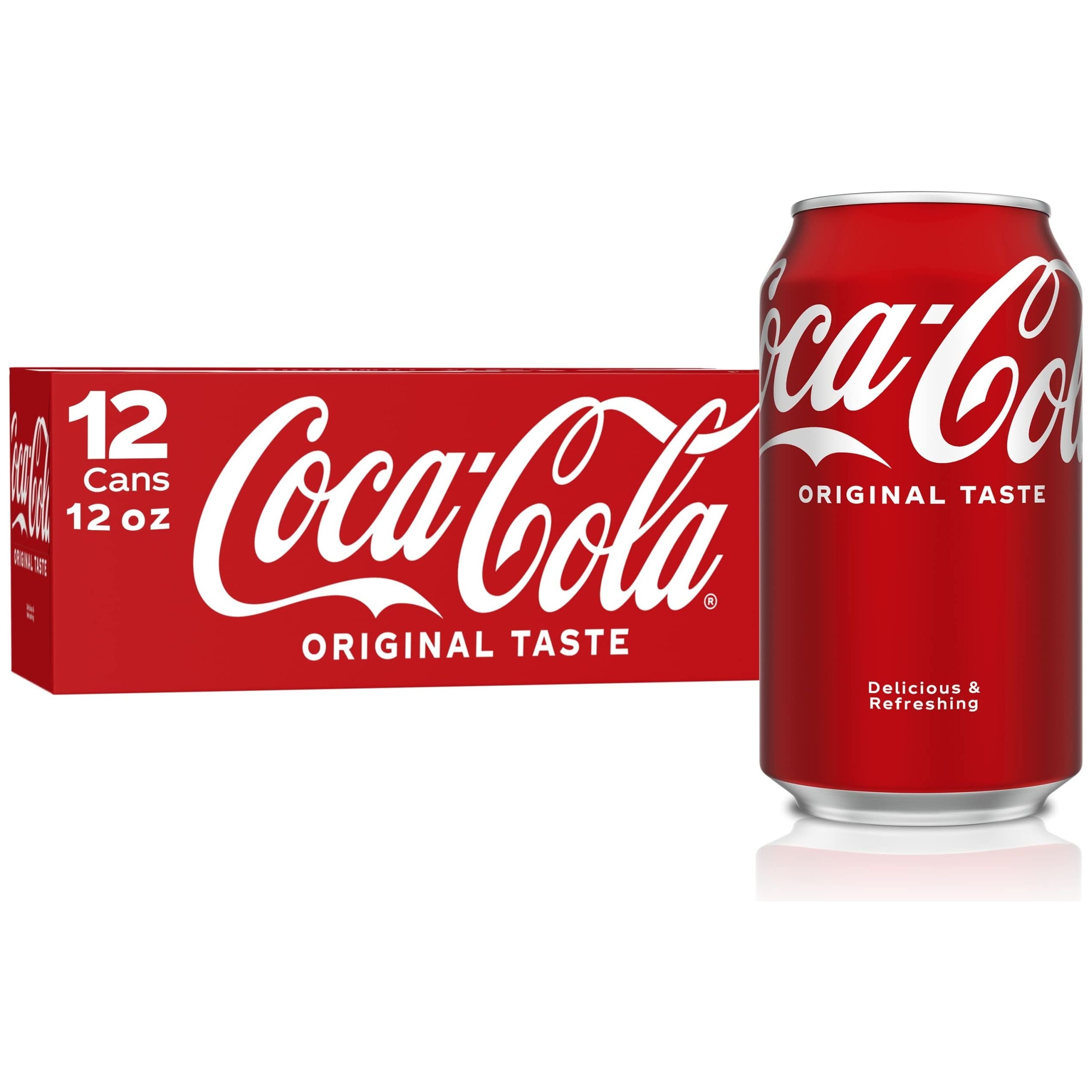 Coca-Cola Classic Soda, 12 oz Can Variety Pack - 12 Cans - Coca-Cola