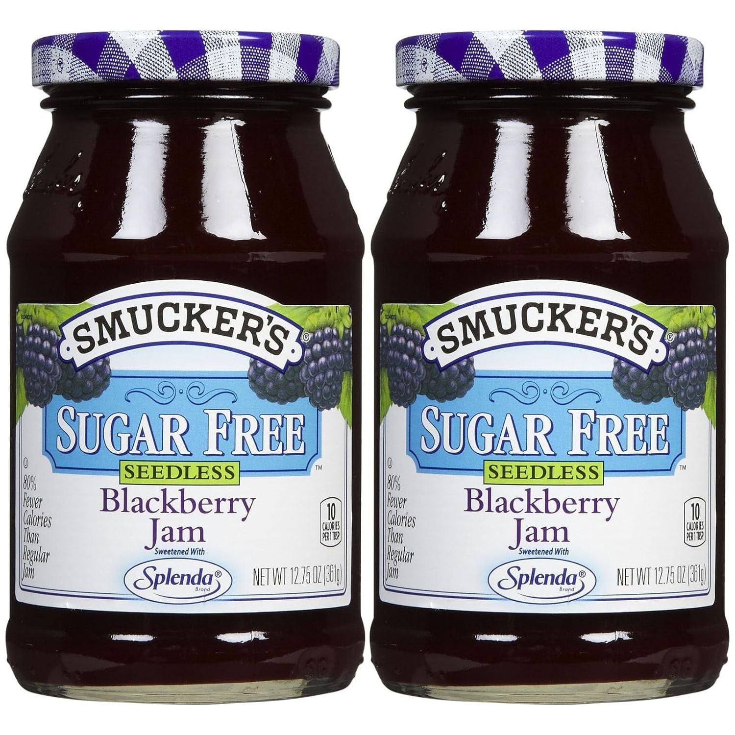 Smuckers Sugar Free Seedless Blackberry Jam 12.75 Oz 2 Pk