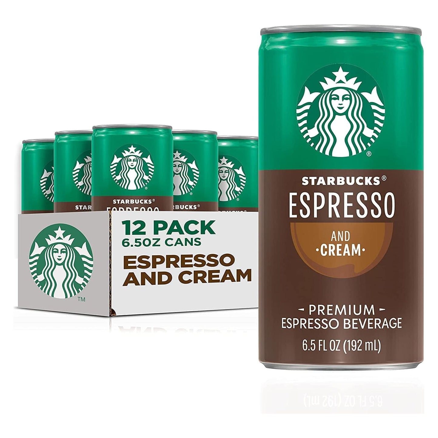 Starbucks - Coffee Espresso And Cream, 6.5oz Cans (12 Pack)