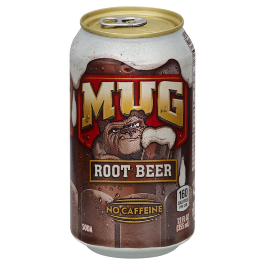 MUG Root Beer Soda - 12 oz Cans, 12-Pack Refreshing Beverage