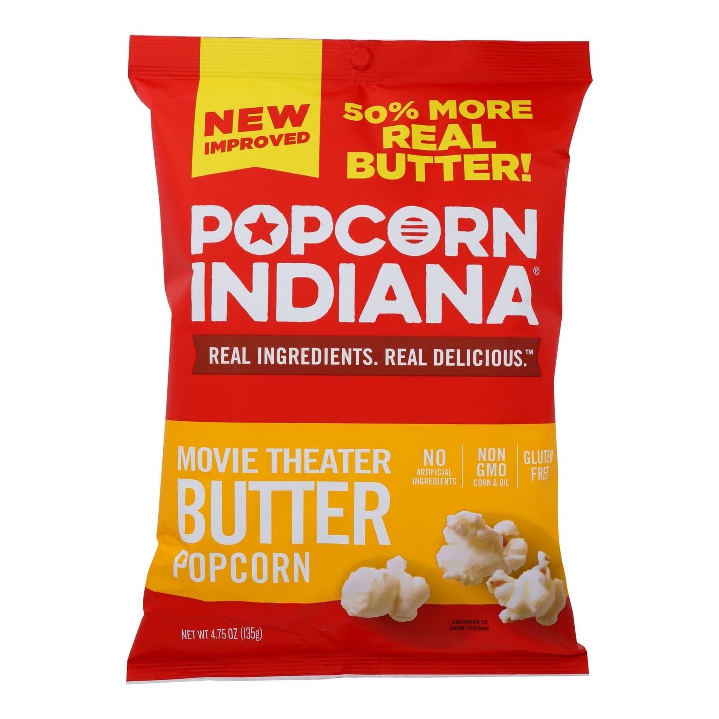 Popcorn Indiana Popcorn - Movie Theater - 4.75 oz - 12 Pack