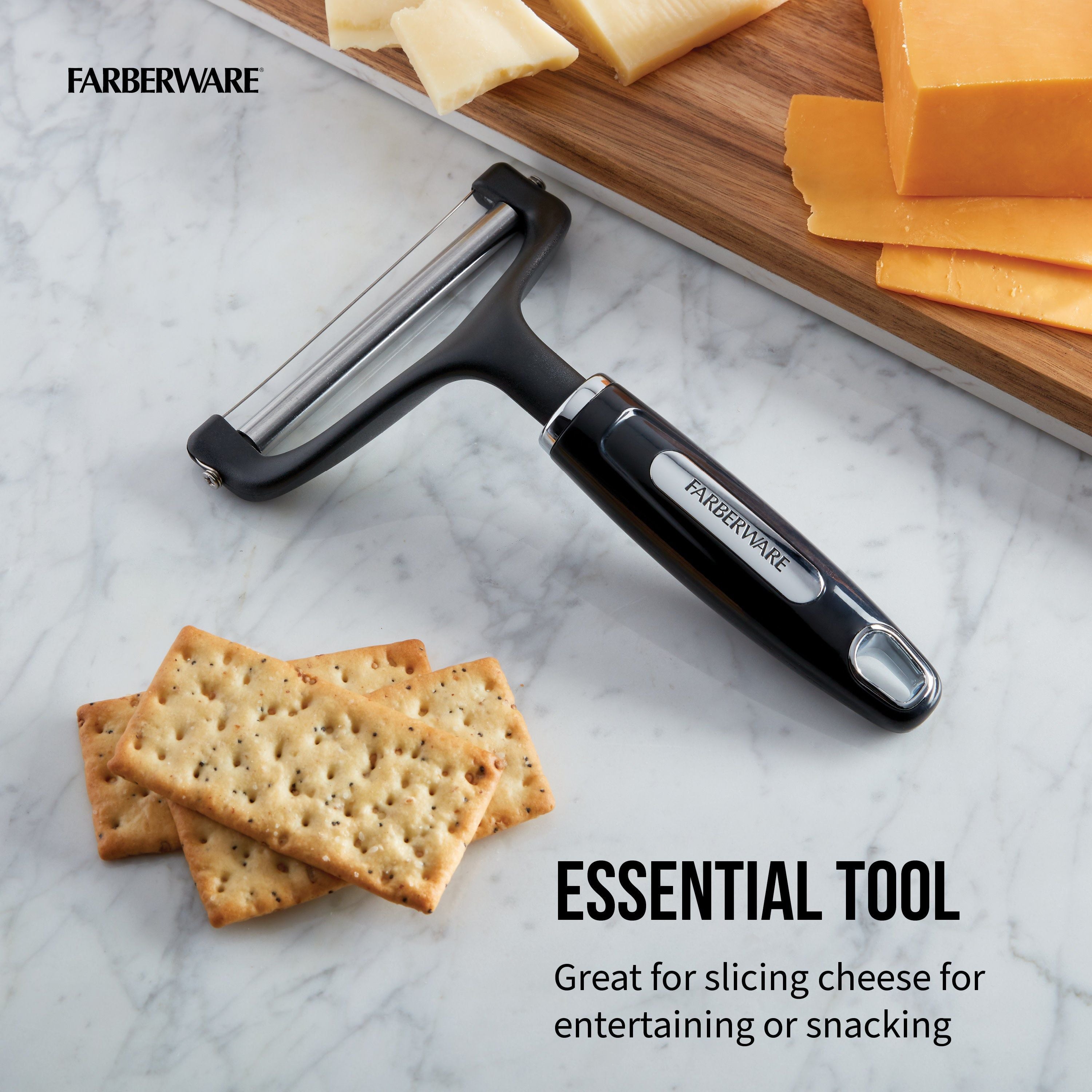 Farberware Professional Cheese Slicer with Plastic Black Handle