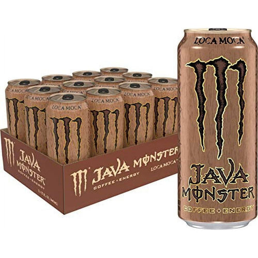 Monster Energy Java Loca Moca - Coffee + Energy Fusion, 15 oz (12-Pack)