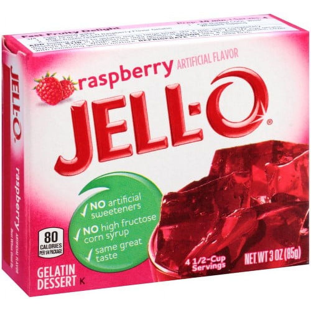 Raspberry Delight Gelatin Treat