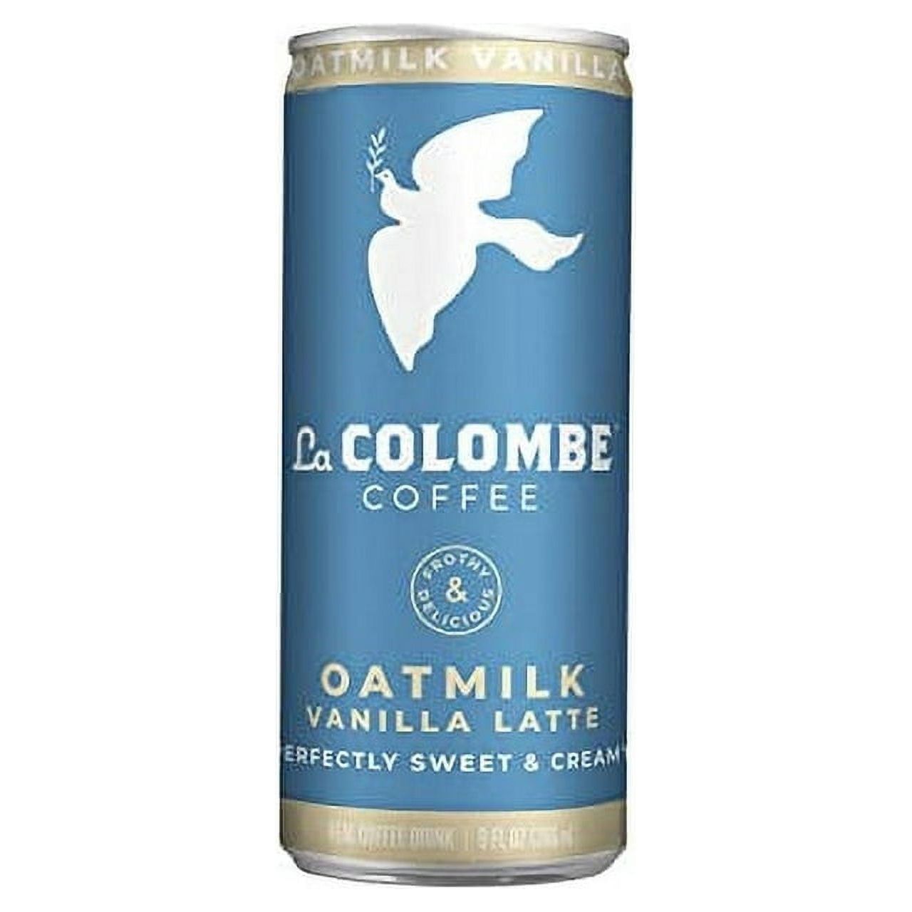 La Colombe Vanilla Draft Latte with Oatmilk - 9 Fl. Oz. 12 Pack - 100% Arabica Brazilian Cold Brew Coffee with Nitrous-Infused Oatmilk, Dairy-Free Vegan Latte, 120mg Natural Caffeine