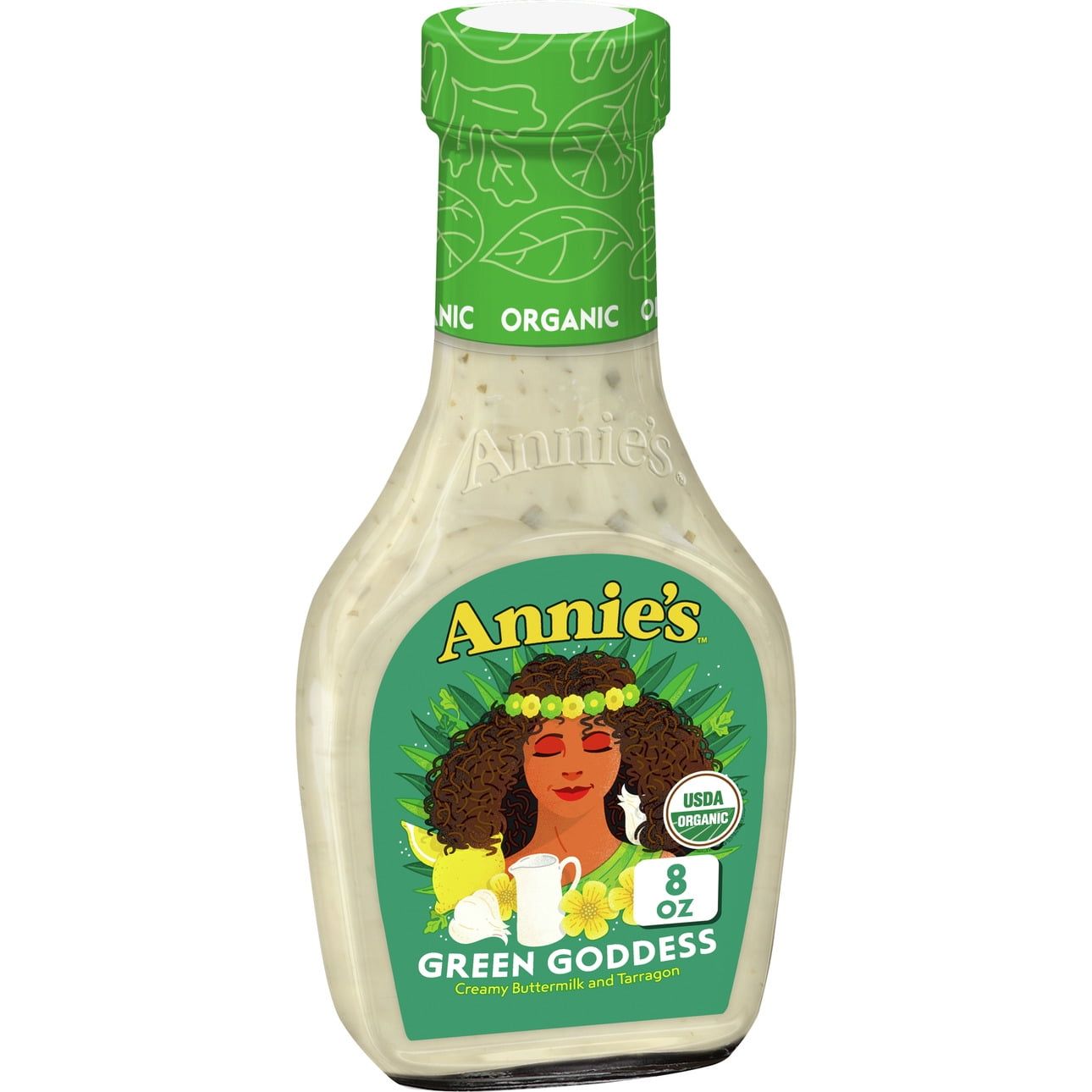 Annie's Naturals Organic Green Goddess Dressing - 8 oz Bottle, Case of 6