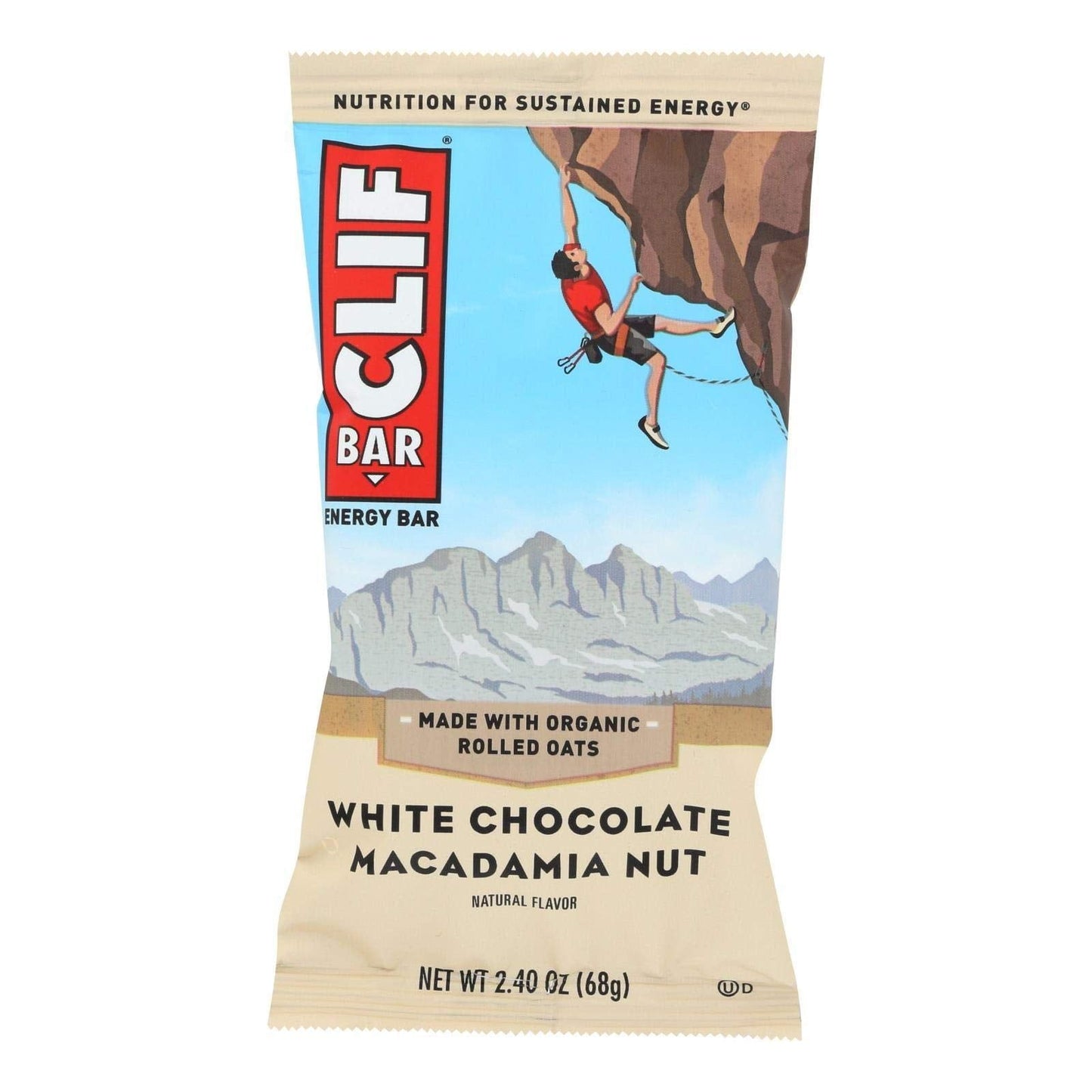 Clif Bar, White Chocolate Macadamia Delight 2.4Oz - 12 Pack