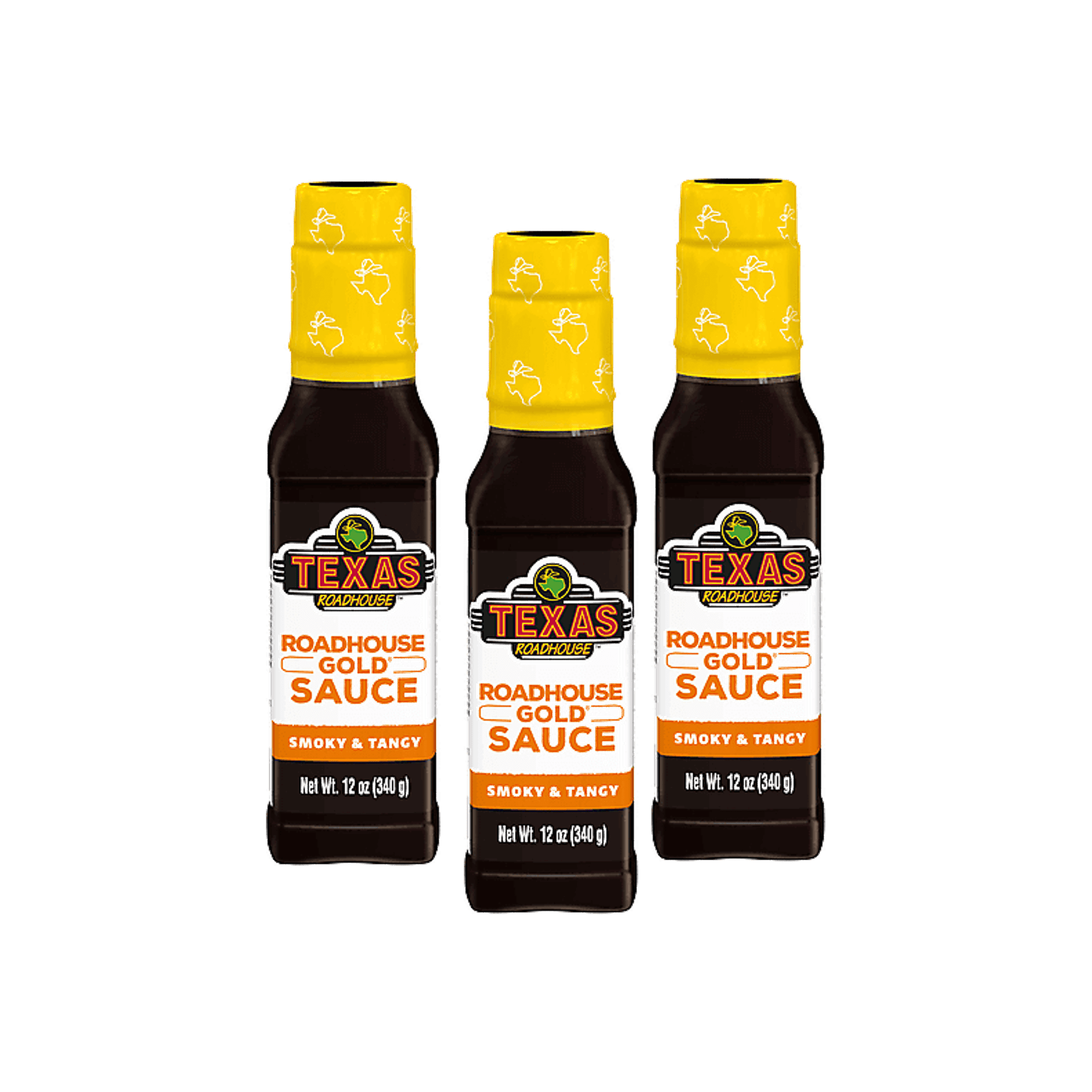 Texas Roadhouse Gold Sauce, Smoky & Tangy, 3-Pack 12 fl. oz. Bottles - Texas Roadhouse