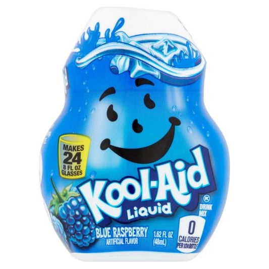 Kool-Aid Blue Raspberry Liquid Drink Mix Caffeine Free - 5 Pack