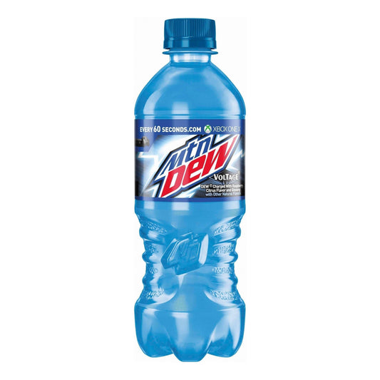 Mountain Dew Voltage Energizing Soda - 24 Bottles of 20oz Refreshment