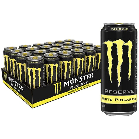 Monster Energy Reserve Pineapple Burst, Yellow, 16 oz. - 24 Cans Pack