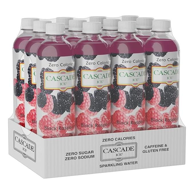 Black Raspberry Sparkling Water - Zero Calories, 12-Pack, 17.2 Fl. Oz. Bottles