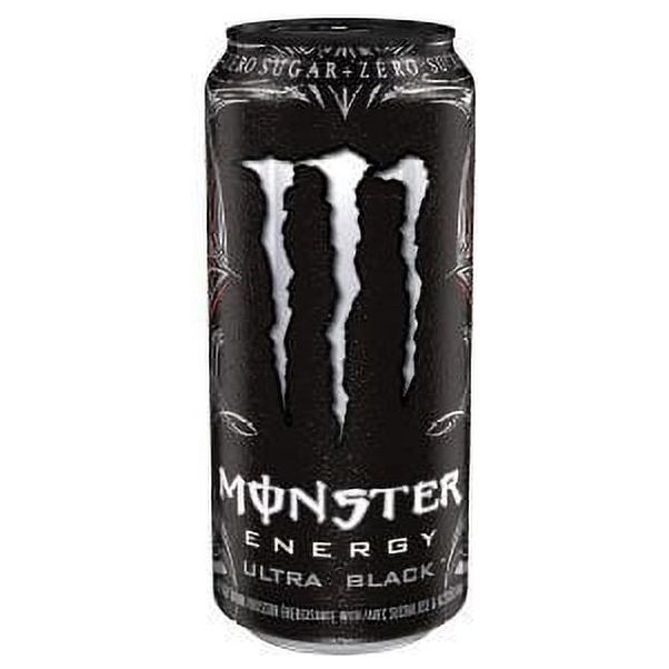 Monster Energy Ultra Black - 16oz (4-Pack)