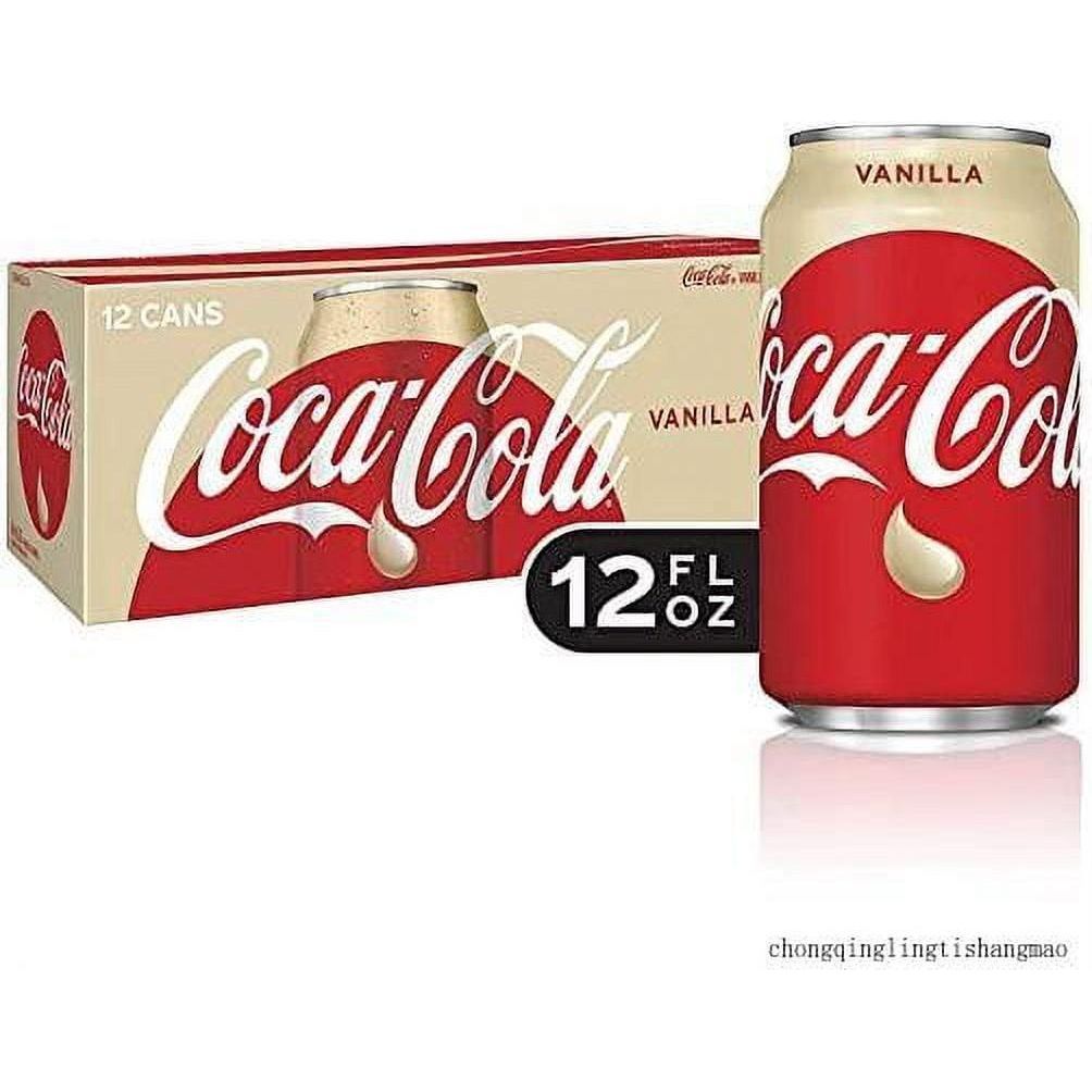 Coca Cola Vanilla Flavored Soda, 12 Oz Cans, 12 Count Pack - Coca-Cola