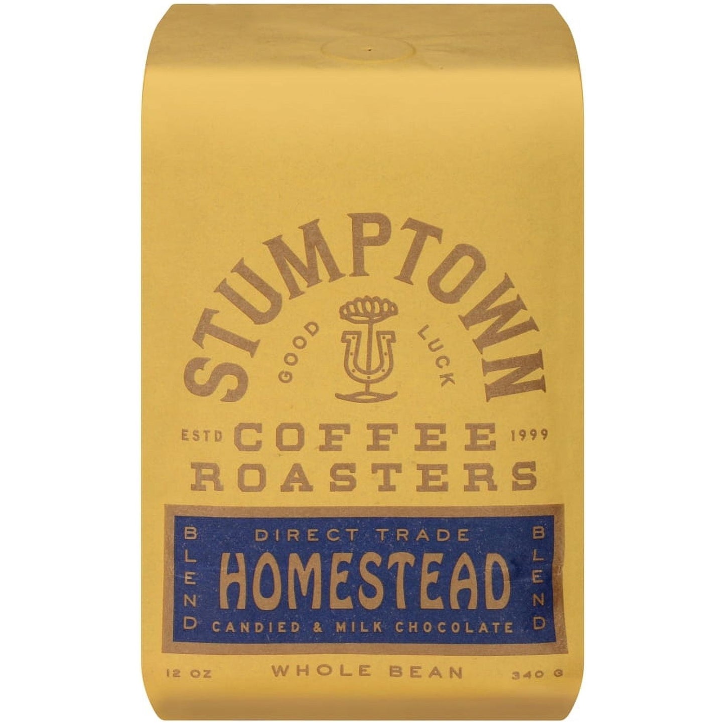 Stumptown Coffee Roasters Organic Homestead Blend Whole Bean Coffee, Premium Medium Roast Coffee Beans, 100% Arabica, 12 oz