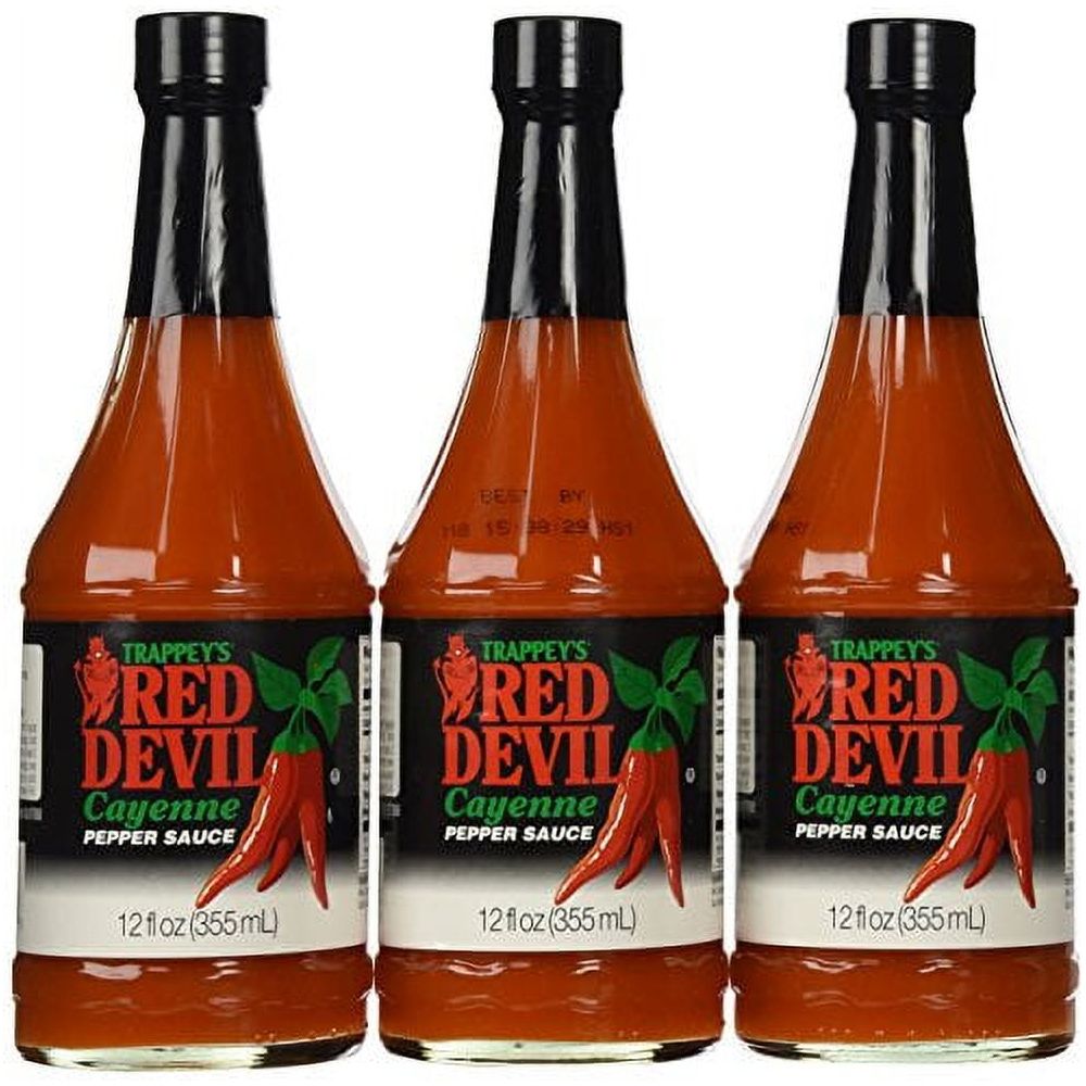 Fiery Red Devil Hot Sauce Trio - 12 oz. Bottles (3-Pack)