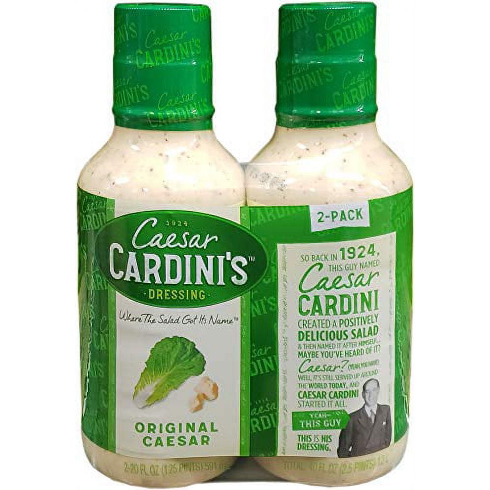 Cardini Caesar Dressing, 20 Fl Oz, Pack of 2