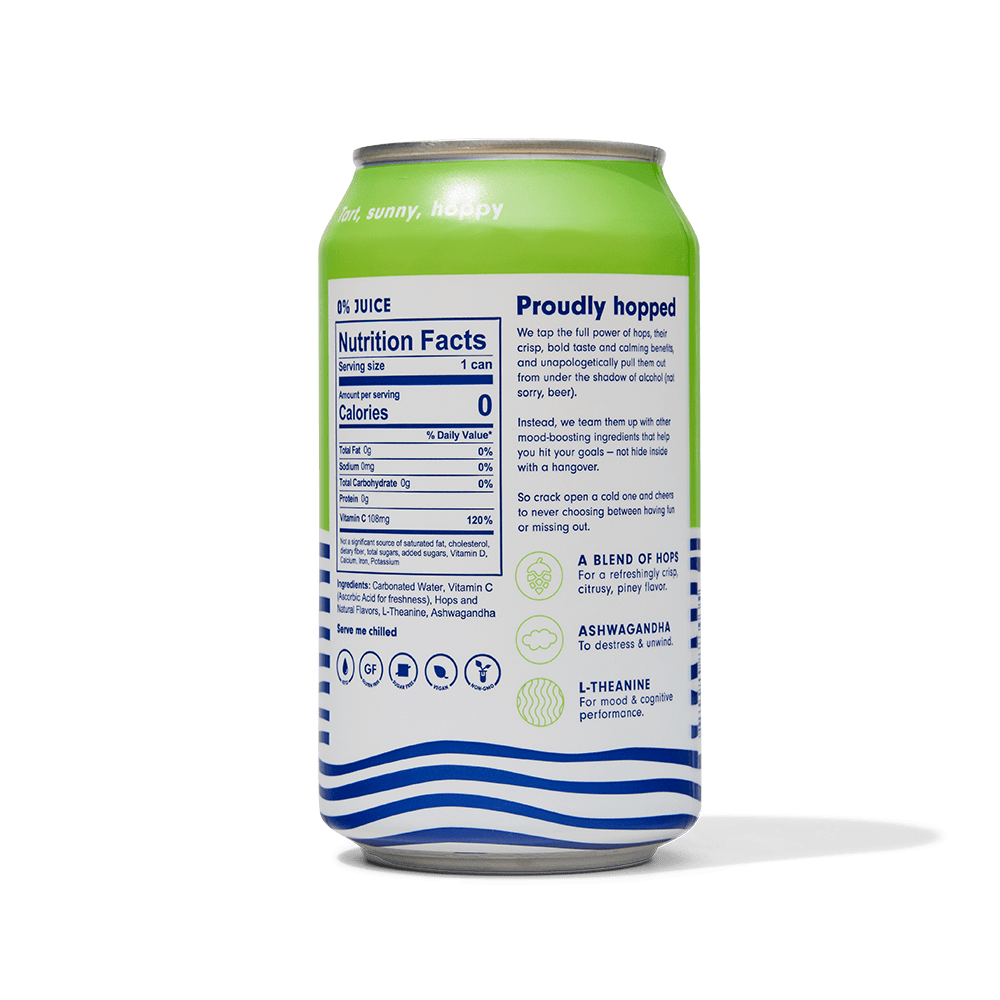 HOP WTR Lime Burst - 6pk/12 fl oz Cans