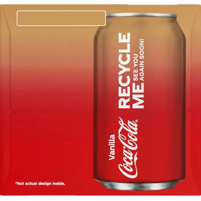 Coca-Cola Vanilla Soda 24-Pack - 12 oz Cans - Coca-Cola