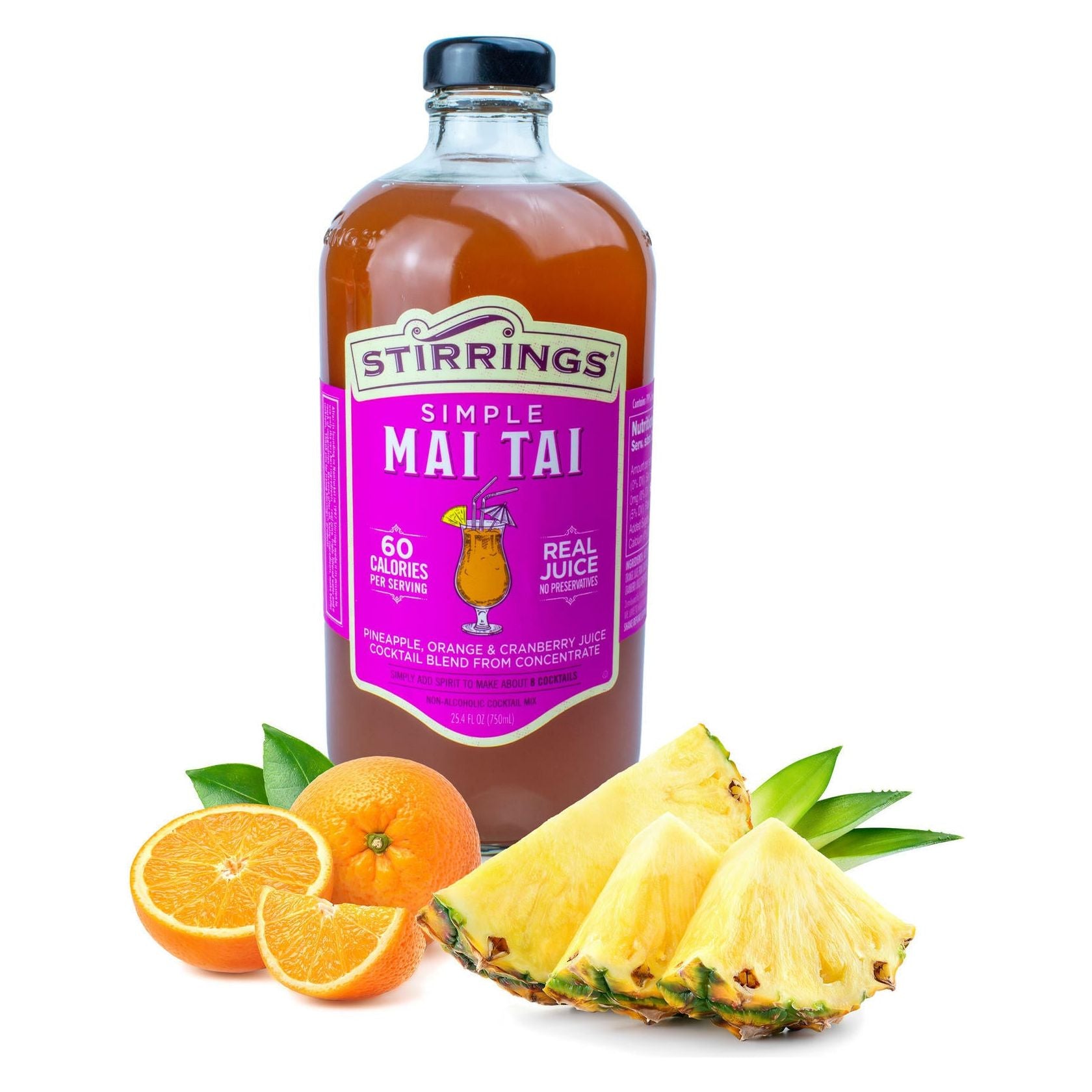 Tropical Paradise Non-Alcoholic Mai Tai Mixer 25.4 oz - Stirrings