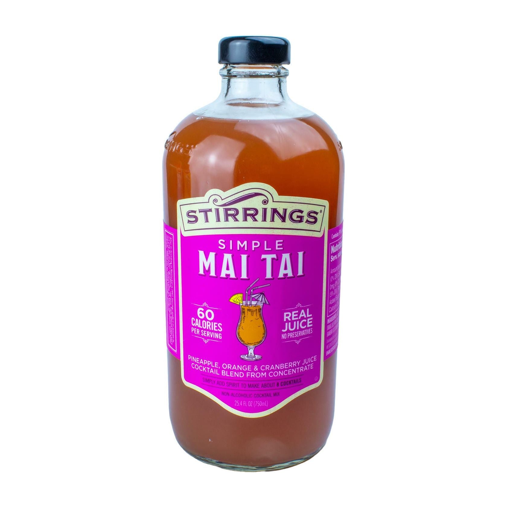 Tropical Paradise Non-Alcoholic Mai Tai Mixer 25.4 oz - Stirrings