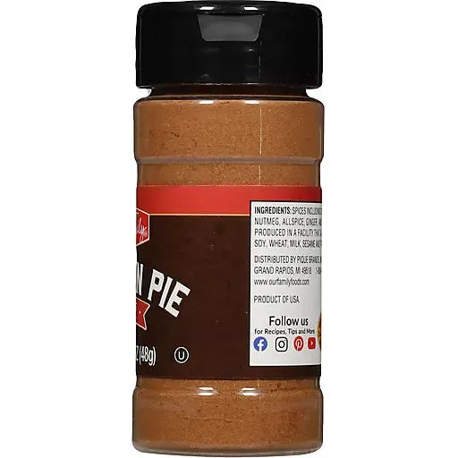 Our Family Spice, Pumpkin Pie 1.7 Oz